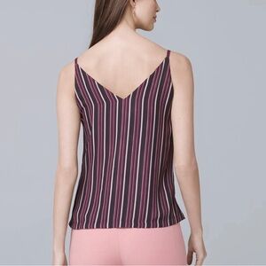 WHBM Floral and Striped Reversible Camisole